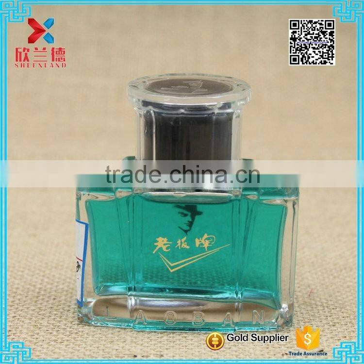80ml fancy glass ink packaging bottle for european market