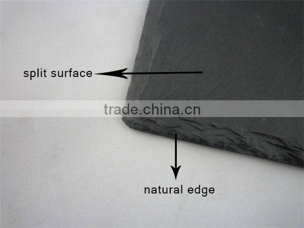 big black slate sushi plate from chinese slate supplier