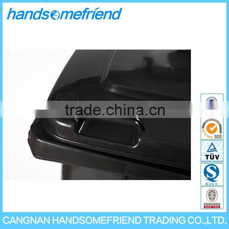 120 liters Outdoor street public plastic dustbin,Outdoor mobile garbage can,Garbage collection and treatment barrel