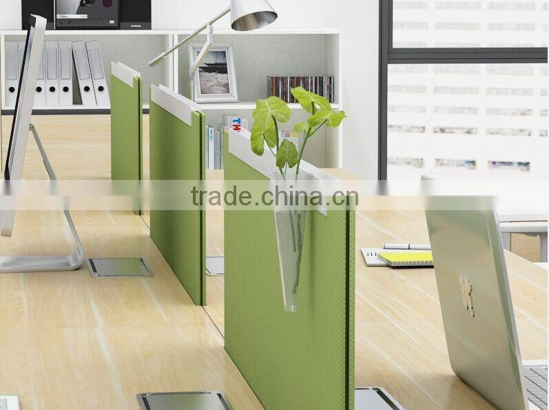 New and fashion design Office desk workstation with privacy screen modular furniture LT-W1212A
