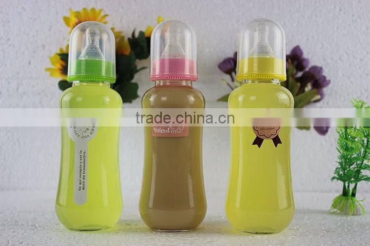Eco-friendly FDA silicone baby feeding bottle/wholesale baby bottle