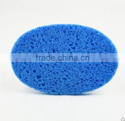 Natural wood pulp cotton wash sponge soft cleansing exfoliating cleansing flutter thickening