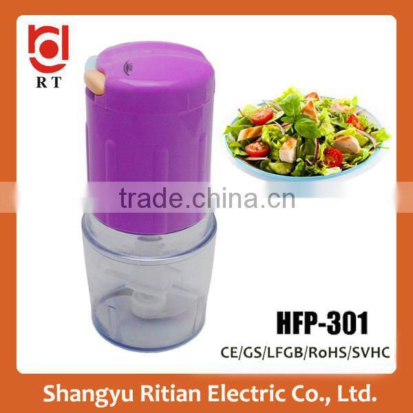 Home kitchen appliance mini chopper/plastic food processor/food chopper best kitchen products for salad