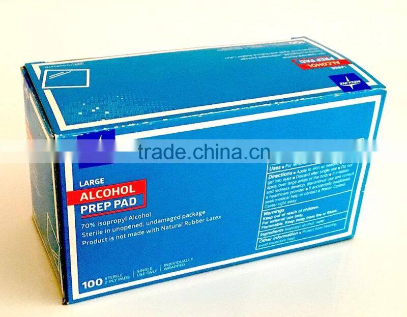 Accept custom order tuck top paper folding box for medicine