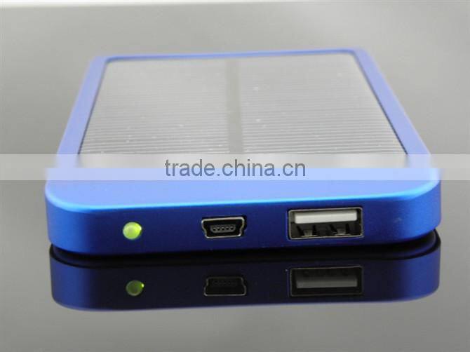 Mobile Accessories 2600mAh Solar Charger Power Bank Battery Charger For Mobile Phone/Digital Camera/ PC/MP3