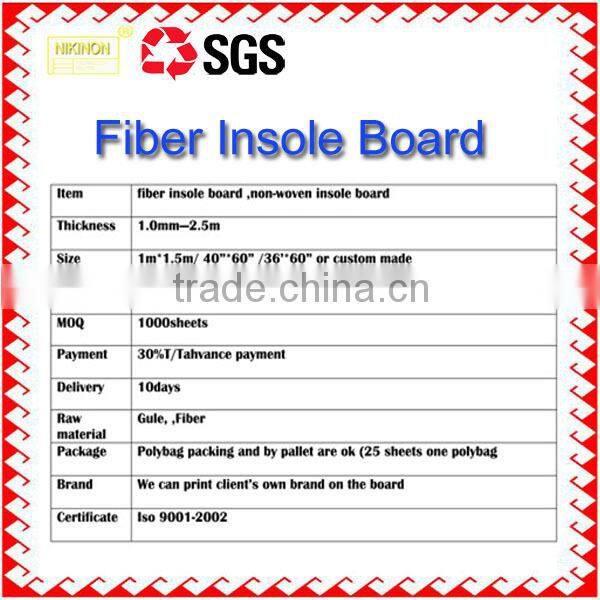good hardness fiber insole board Bitumen impregnated joint filler fiber board