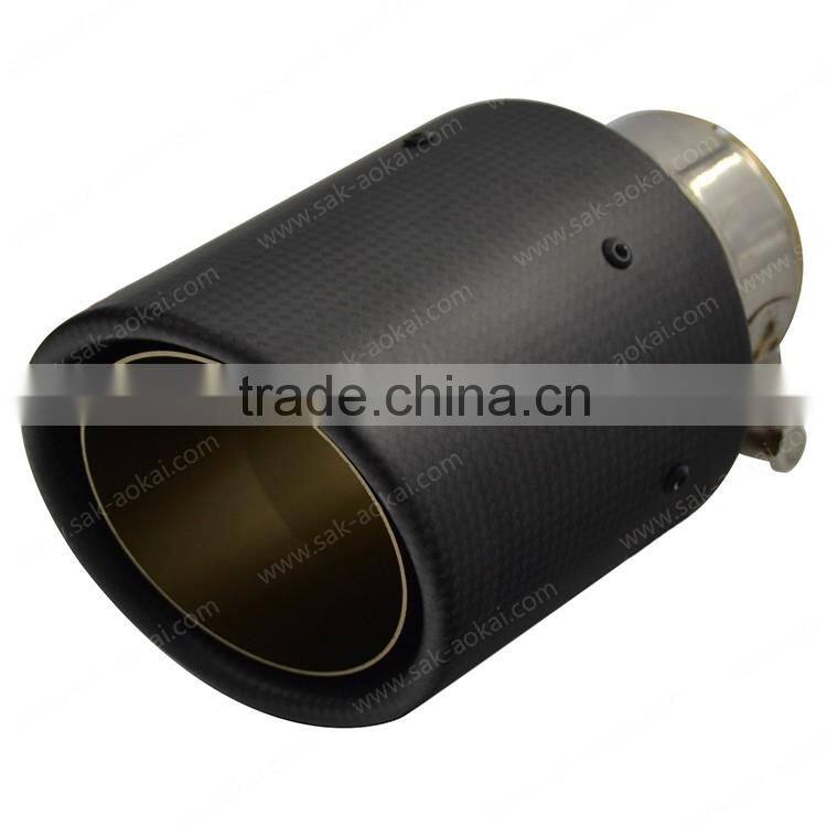 carbon fiber muffler tip cat-back exhaust pipe tip