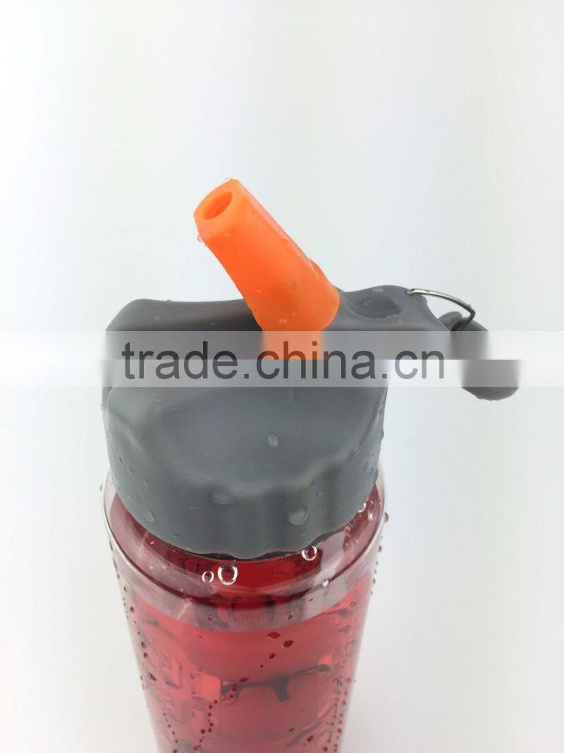 2016 Eco-Friendly plastic fruit infuser water bottle, water fruit infuser joyshaker bottle with straw