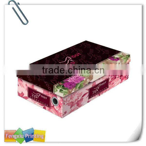 Service Guangzhou Custom Designer Decorative Recycle Cardboard Paper Shoe Box