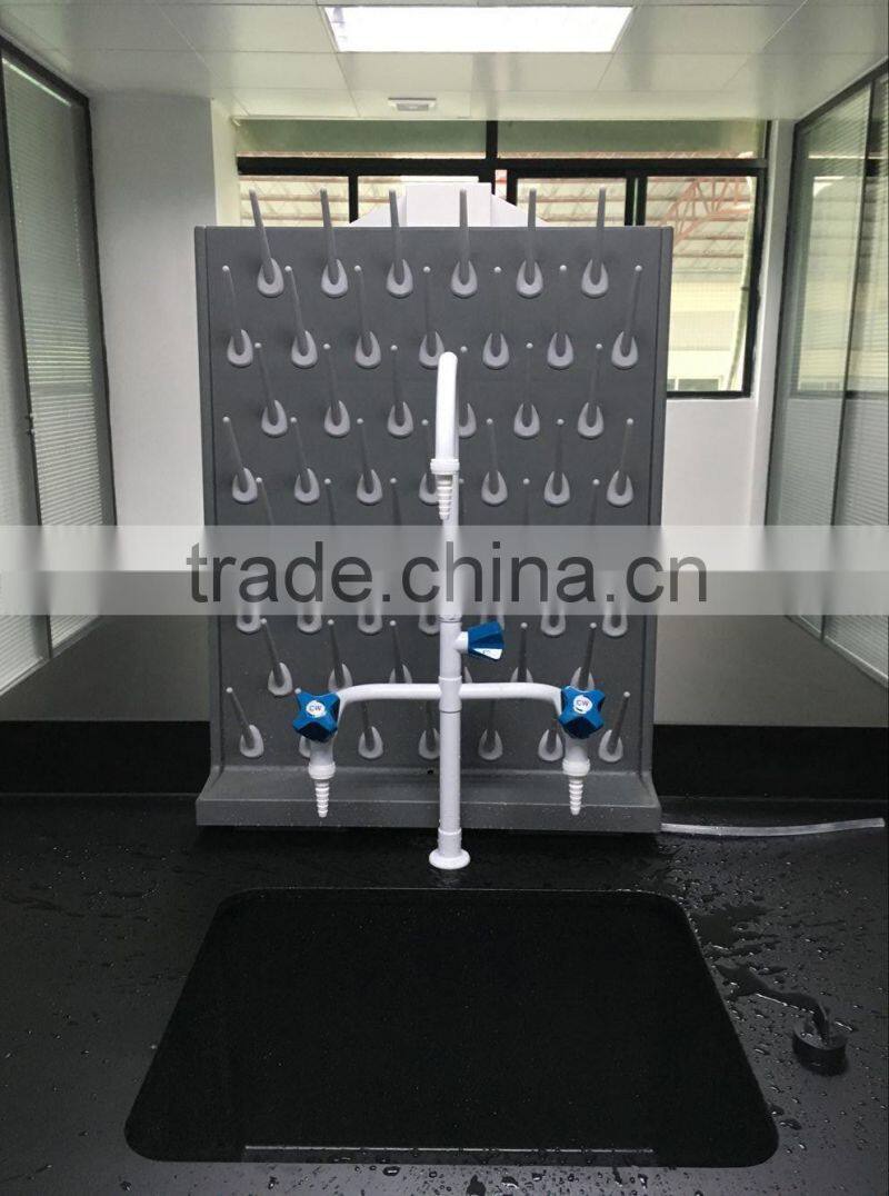 School physics lab metal lab bench