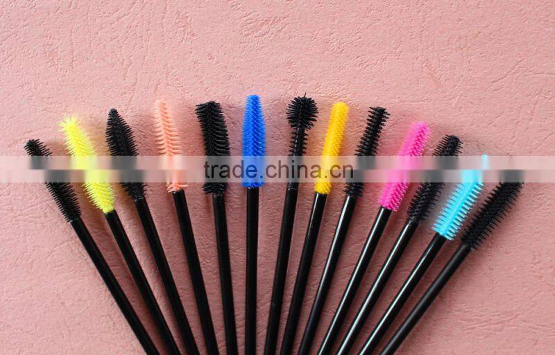 New silicone mascara brush for eyelash extension
