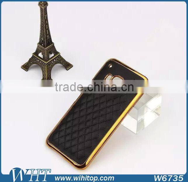 for HTC One M9 Case Hard Back Chromed Plastic Phone Accessories