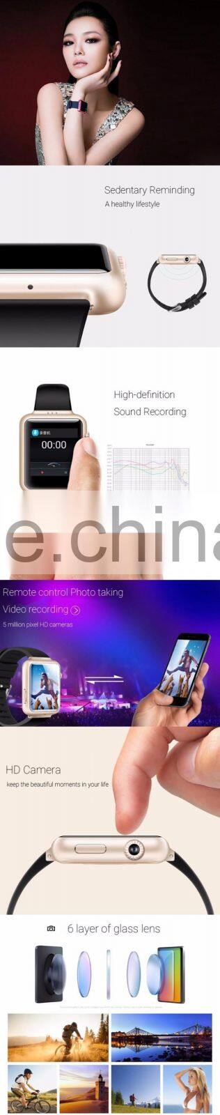 1.5inch 3G K8 Bluetooth Smart watch Phone support Android 4.4 Webcam Wifi FM Camera