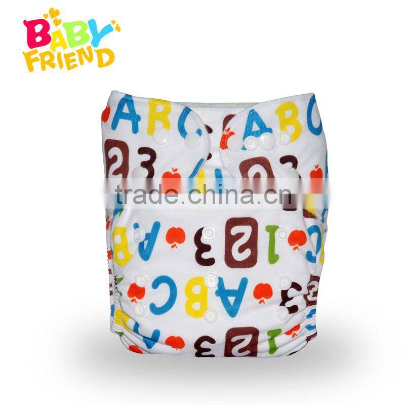 Printed Color and Solid Color Cloth Diaper Nappy For Cute Baby