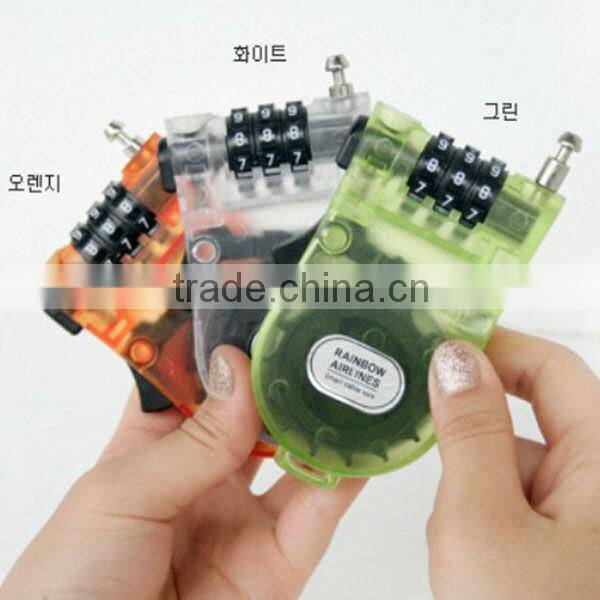 Original design ABS security Wire Combination Padlock of more colors