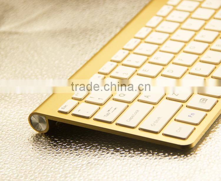 Luxury gift for business men 2.4g wireless keyboard mouse combo KM909 made in China