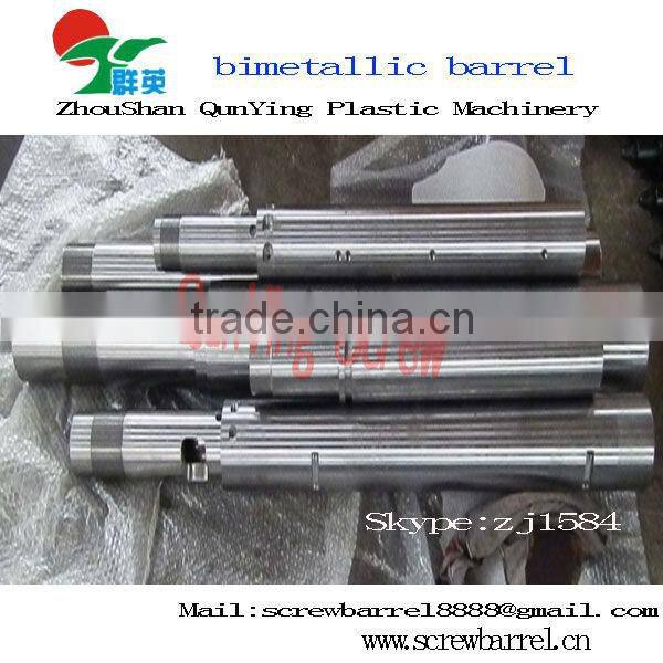 plastic machine parts screw barrel recycling screw barrel