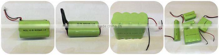 2.4V AA2200mAh NI-MH rechargeable battery pack