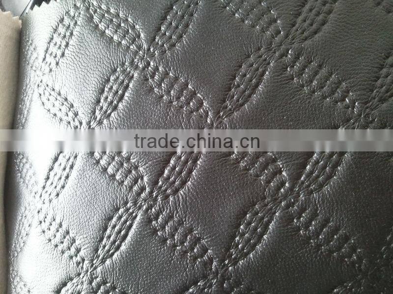 shinning synthetic pvc fancy leather for decoration