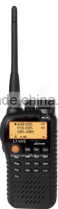 2 band walkie talkie LT-UV2 with dual band antenna