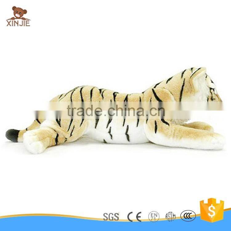 custom white tiger plush toy new design cute stuffed white tiger soft toy