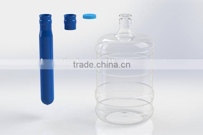 100% new material plastic PET preform ranging from 10g-800g with bottle neck size 8mm-55mm