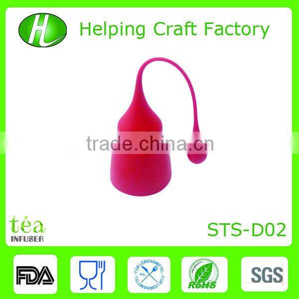 Eco-friendly shaped reusable silicone tea strainer