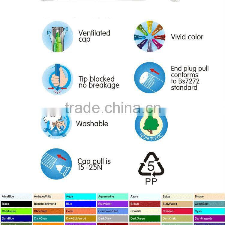 Felt tip watercolor pen item #869