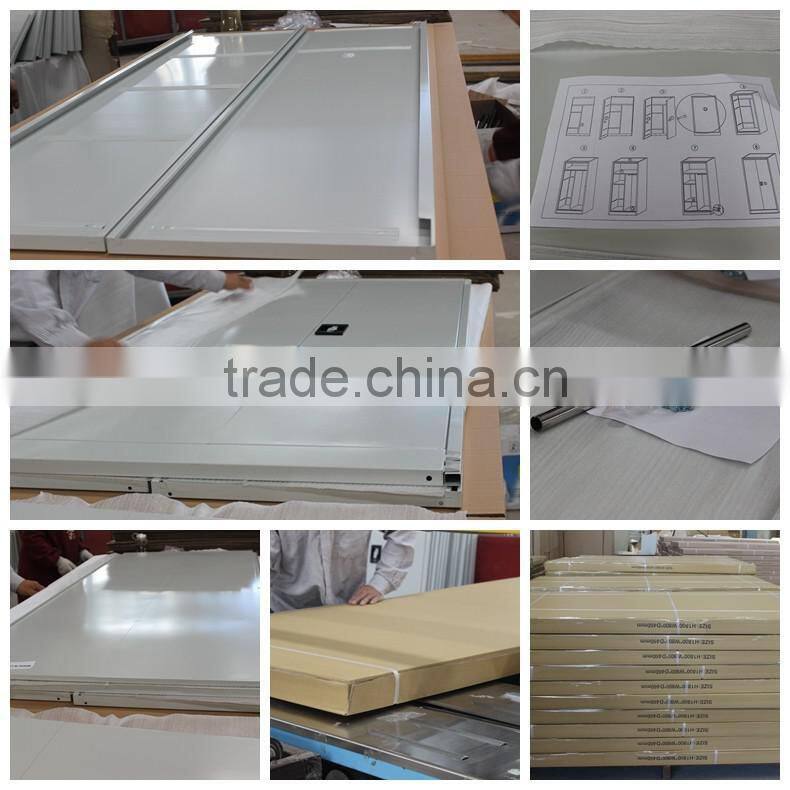 Full Height lockable 4 shelf book almirah design