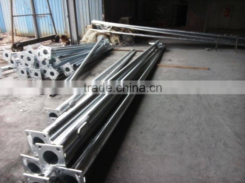 6m single arm street light pole