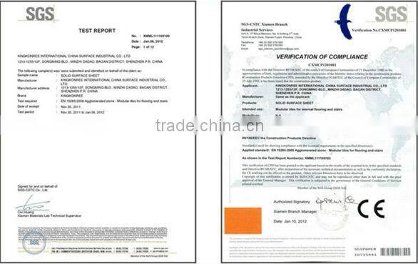 building project materials acrylic solid surface sink basins manufacturer