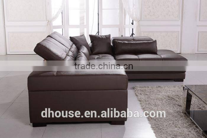 Modern Leather Corner Sofa DH1088