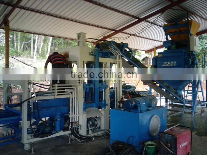 JS500 Concrete Mixer for big productivity brick making machine