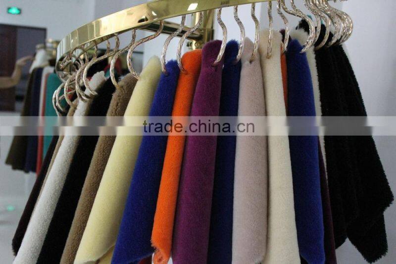 High quality cheap custom lambs wool plush fabric