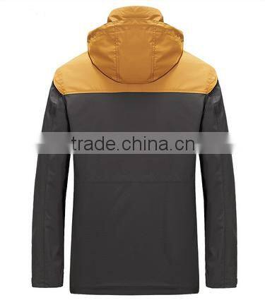 Custom men waterproof and windproof outdoor jackets