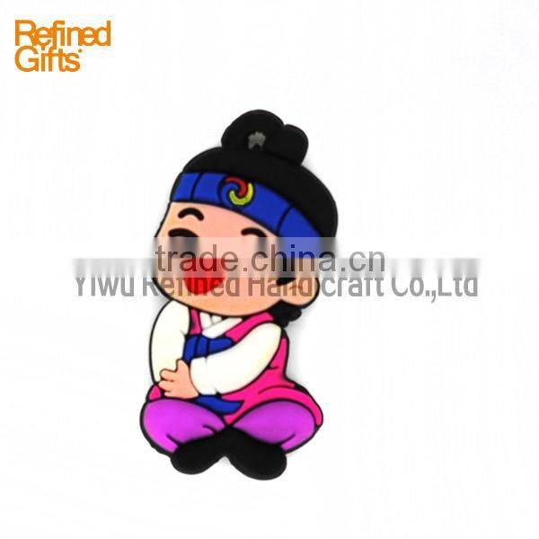 Cute Kids PVC Rubber Soft PVC Fridge Magnets accept bespoke korea style