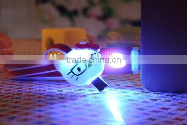cute micro led lighting usb assembly line for samsung , android