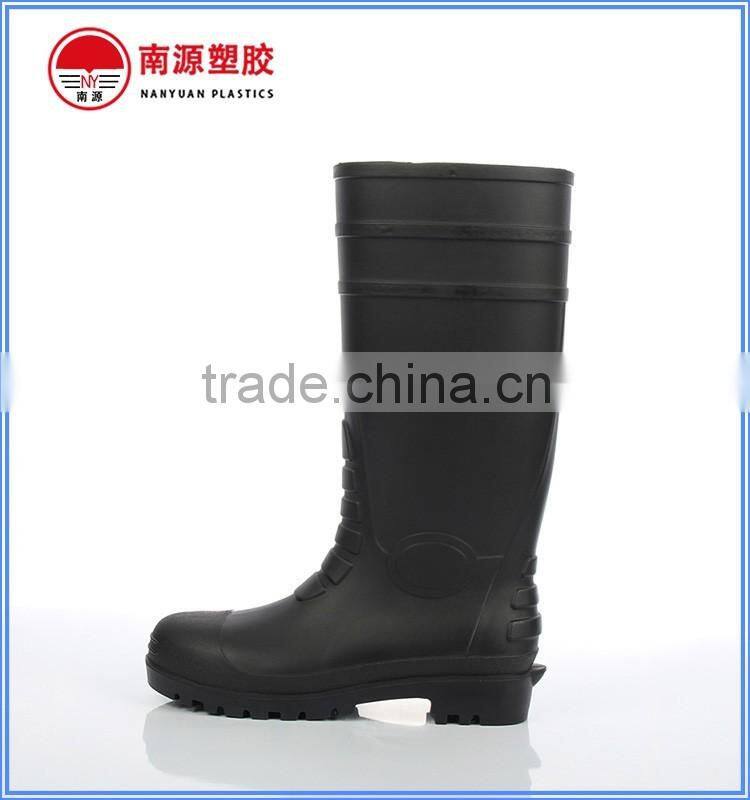 Anti-slip acid safety PVC boots for foot protection
