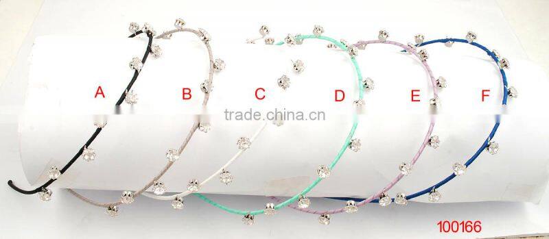 stone beaded skinny headband