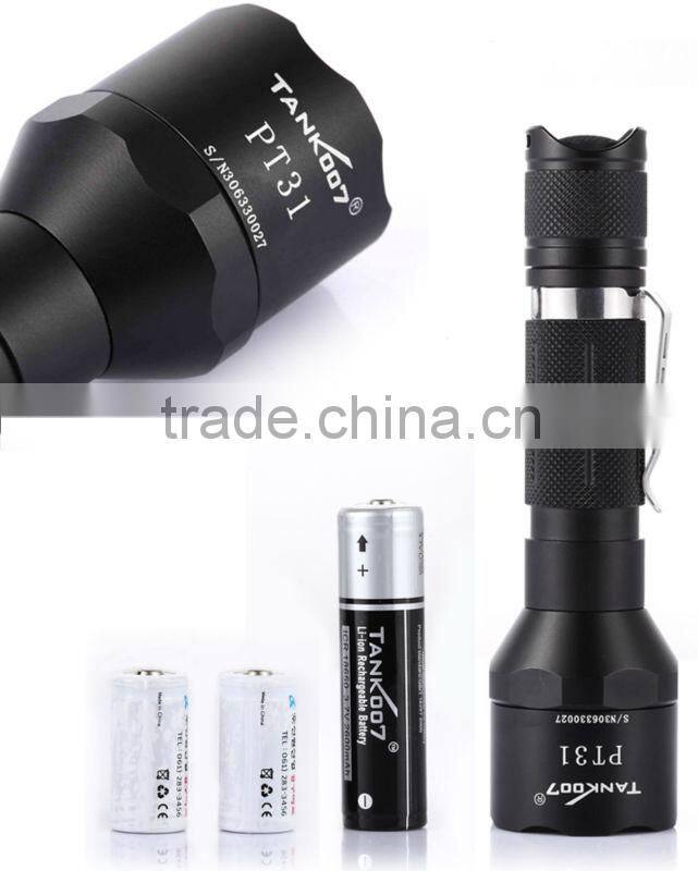 high power UV Torch 365nm 5W UV light flashlight UV PT 31