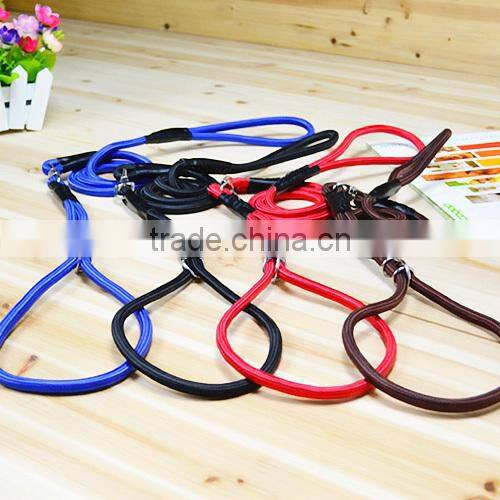 Factory Price Rainbow Nylon Leash and chest For Small/large Dogs;nylon material dog leash and dog chest