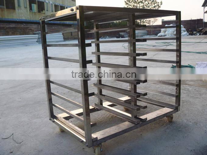 12 Trays Stainless Steel Rotary Trolley For Sale