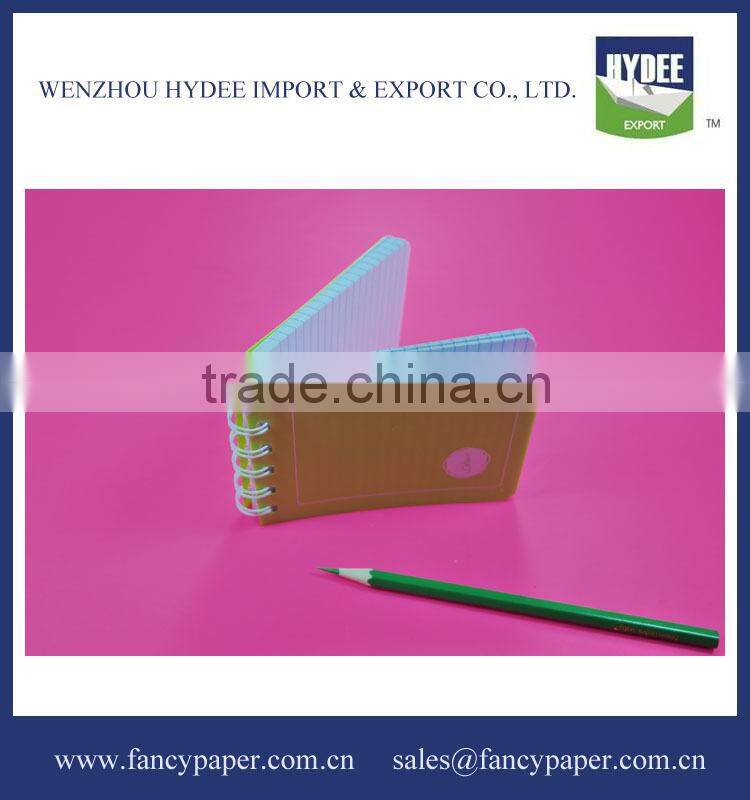 A7 Plastic Cover Spiral Notebook