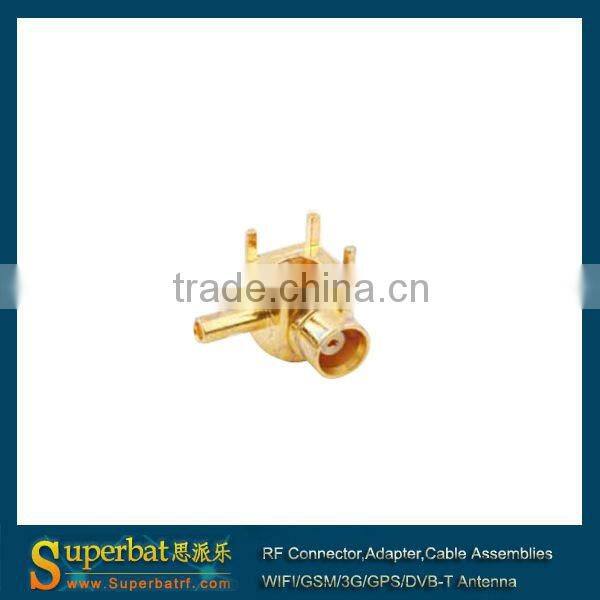 mcx cable Solder Jack with PCB Mount connector for RG174 RG178 1.13mm
