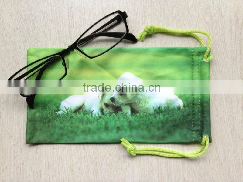 Fashion Design Personalized Microfiber Eyeglasses Bag