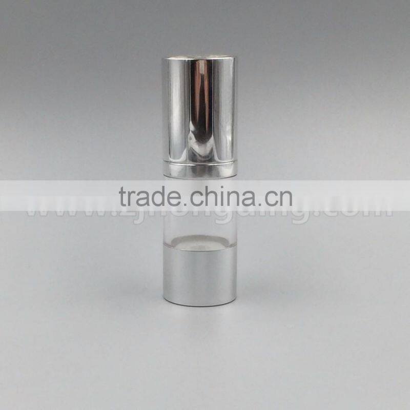 hot stamping white care shower skin care airless cream jar/pump bottle