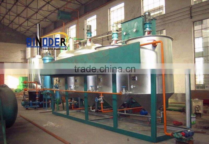 High oil purity oil refinery/ edible oil refinery / palm oil refinery plant with CE approved