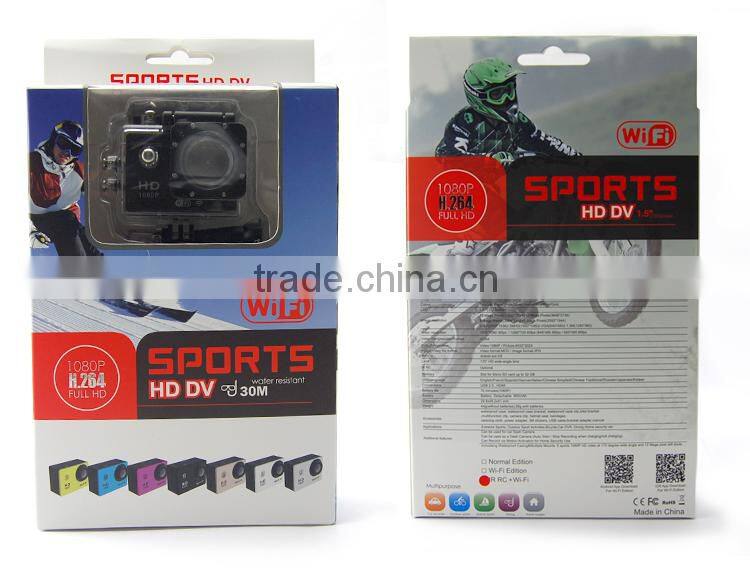 full hd 1080p 30fps camera sj4000 motion detection mini action dvr support OEM/ODM