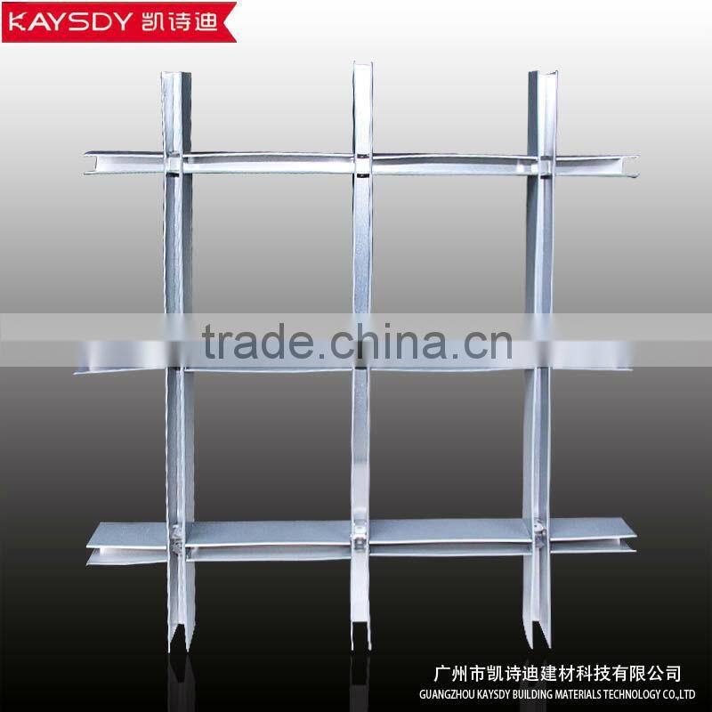 metal building materials,open metal grid aluminum suspended ceiling
