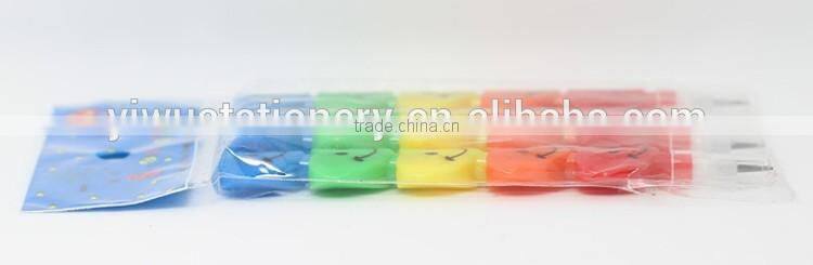 5PCS heart shape Stackable coloring pencils stockable coloring pen